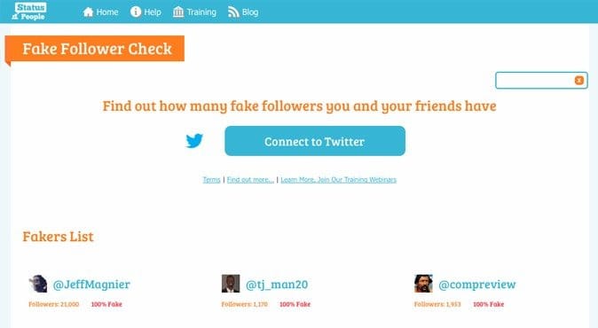 Fake Follower Check