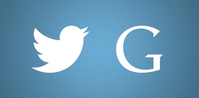 Twitter and Google