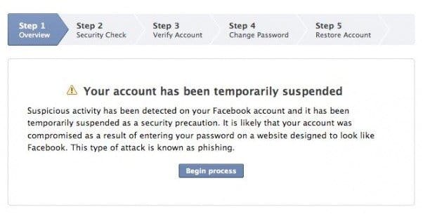 Compromised Facebook Account