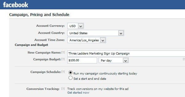 Increasing a Facebook Ad Budget