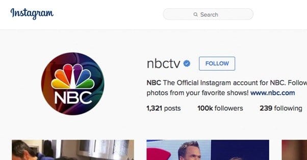 nbc instagram - how many instagram accounts are there with 100k followers