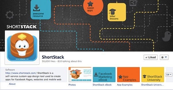 Shortstack Facebook Tab App