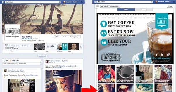 Facebook Page Contest Example