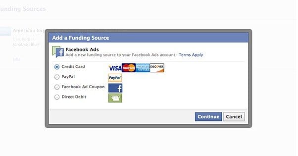 Pay Facebook Ads Balance