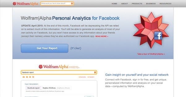 Wolfram Alpha for Facebook