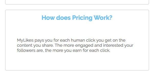 MyLikes Pricing