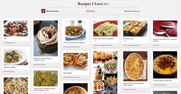 Pinterest for Recipes