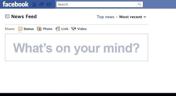 Facebook Whats On Your Mind