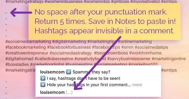 Invisible Hashtags