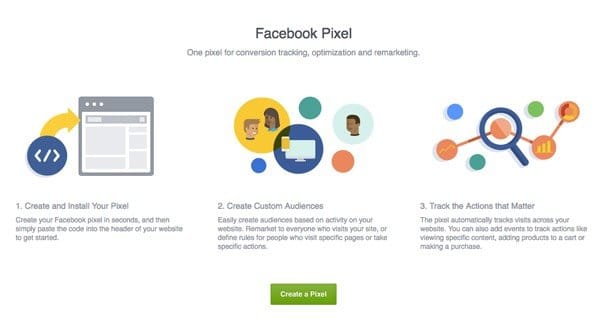 Create Facebook Tracking Pixel