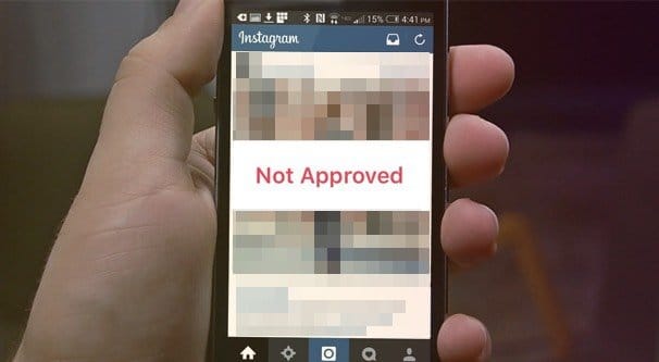 Quảng cáo trên Instagram không được chấp thuận