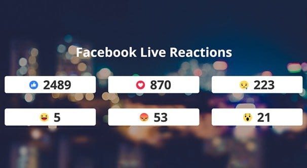 Example Live Reactions