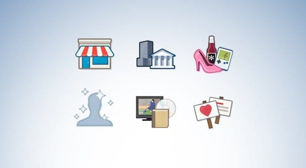 Facebook Categories Icons