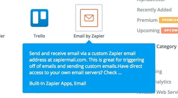 Zapier Emailing