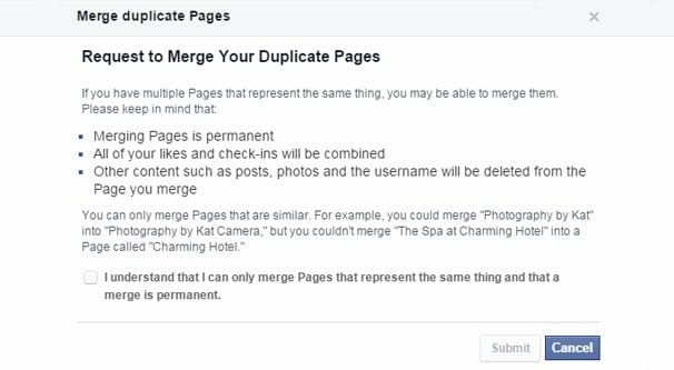 Merge Duplicate Pages