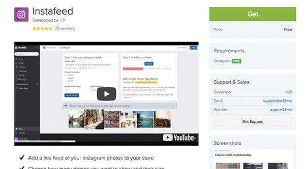 adding instafeed to shopify