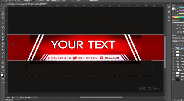 Get Banner Template Youtube Banner Image Download Pics