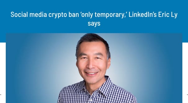 LinkedIn Crypto Ban
