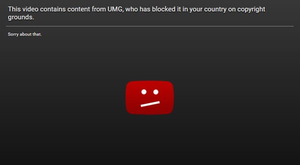 Copyright Blocked Video