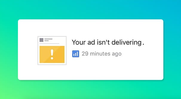 Facebook Ad Isn't Delivering