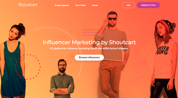 Shoutcart Homepage