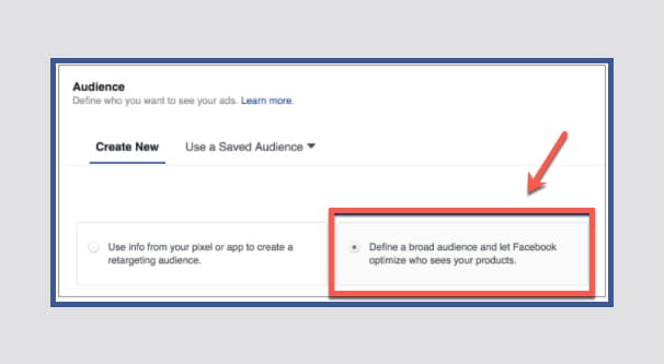 Changing Facebook Ad Audience