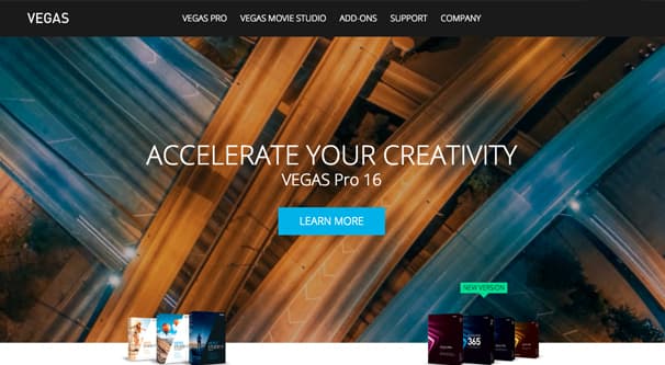 Vegas Homepage