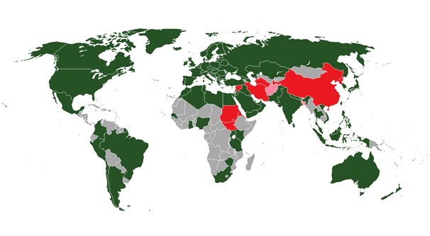 Approved Countries on YouTube