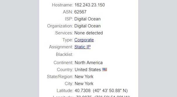USA IP Address
