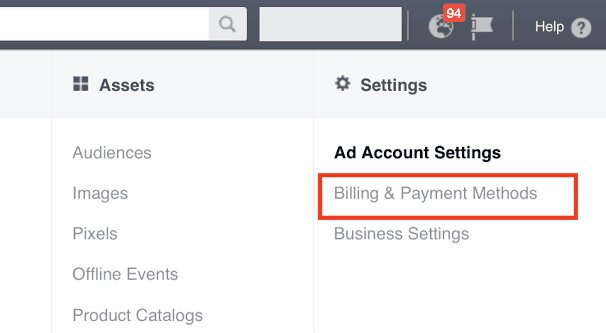 A verified Facebook Advertising Account with business ad account setup