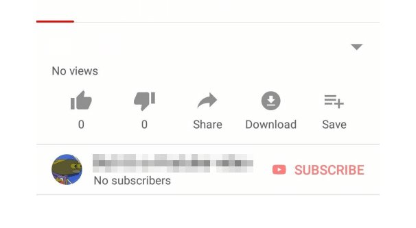 Zero Views on YouTube