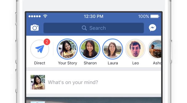 Facebook Stories in App
